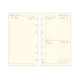   Kalendárium betét, tervező, napi, "M", SATURNUS, chamois 2026