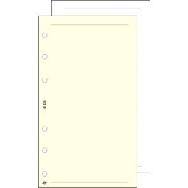   Kalendárium betét, jegyzetlap, "M", sima, SATURNUS, chamois