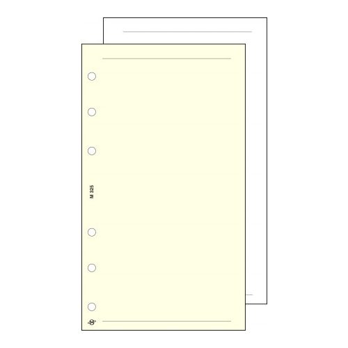 Kalendárium betét, jegyzetlap, "M", sima, SATURNUS, chamois