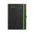 Naptár, tervező, A5, napi, TOPTIMER, "Nero", fekete-zöld