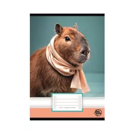   Füzet, tűzött, A5, vonalas, 32 lap, 3. osztály, OPTISCHOOL, "12-32", "Capybara"