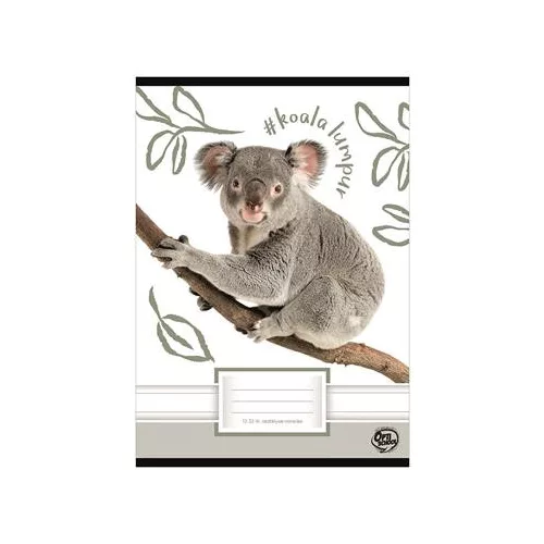 Füzet, tűzött, A5, vonalas, 32 lap, 3. osztály, OPTISCHOOL, "12-32", "Koala"