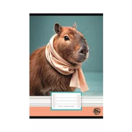   Füzet, tűzött, A5, vonalas, 32 lap, 2. osztály, OPTISCHOOL, "16-32", "Capybara"