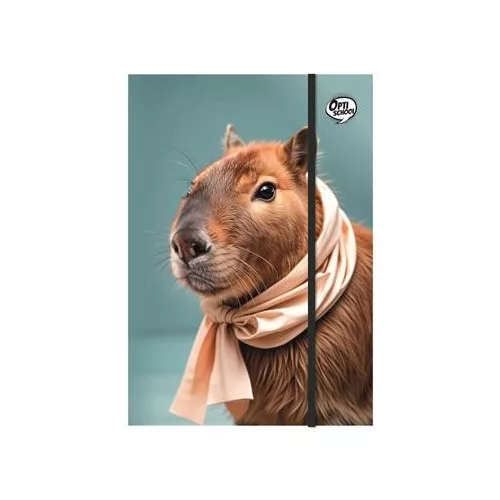 Füzetbox, A4, OPTISCHOOL, "Capybara"