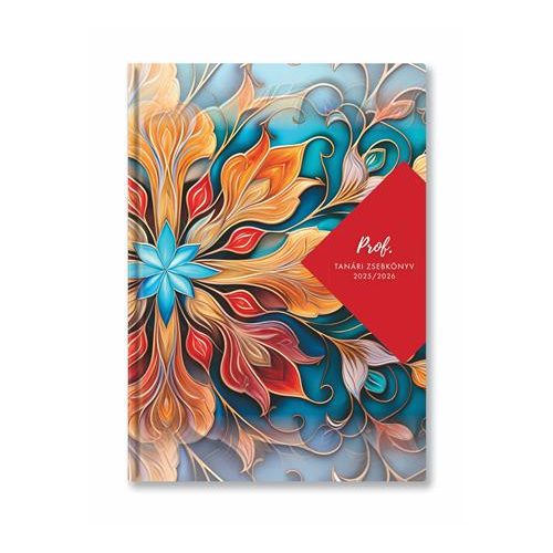 Tanári zsebkönyv, 2025/2026 tanév, A5, heti, TOPTIMER, "Mandala"