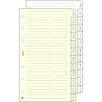 Kalendárium betét, telefonregiszter, "S", SATURNUS, chamois