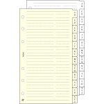 Kalendárium betét, telefonregiszter, "S", SATURNUS, chamois