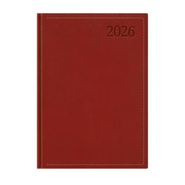   Naptár, tervező, A4, heti, TOPTIMER "Traditional", bordó