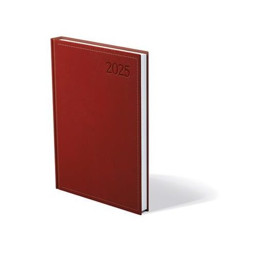 Naptár, tervező, B5, heti, TOPTIMER "Traditional", bordó