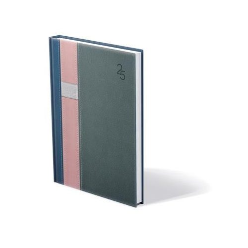 Naptár, tervező, B6, heti, TOPTIMER "Vario", kék-rózsa-szürke