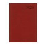 Naptár, tervező, B5, napi, TOPTIMER "Traditional", bordó