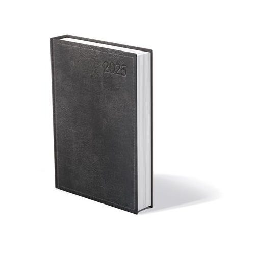 Naptár, tervező, B5, napi, TOPTIMER "Traditional", fekete