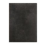 Naptár, tervező, B5, napi, TOPTIMER "Traditional", fekete