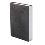 Naptár, tervező, B5, napi, TOPTIMER "Traditional", fekete