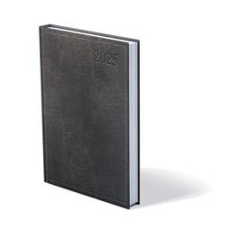   Naptár, tervező, A5, napi, TOPTIMER "Traditional", fekete