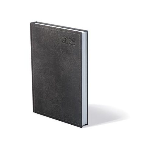 Naptár, tervező, A5, napi, TOPTIMER "Traditional", fekete