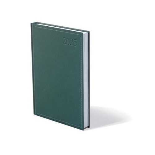 Naptár, tervező, B6, napi, TOPTIMER "Traditional", zöld