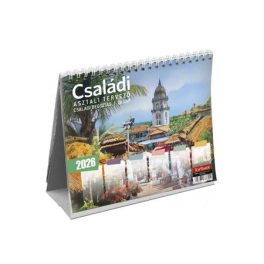   Naptár, asztali, álló, TOPTIMER "Családi tervező"