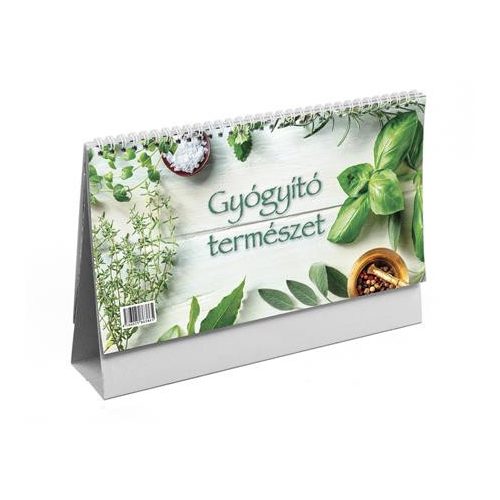Naptár, asztali, álló, TOPTIMER, "Gyógyító természet"