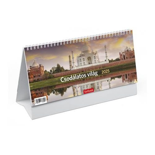 Naptár, asztali, álló, TOPTIMER, "Csodálatos világ"