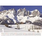 Naptár, fali, TOPTIMER, "Hegyek"