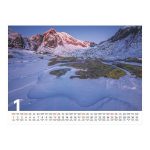 Naptár, fali, TOPTIMER, "Hegyek"