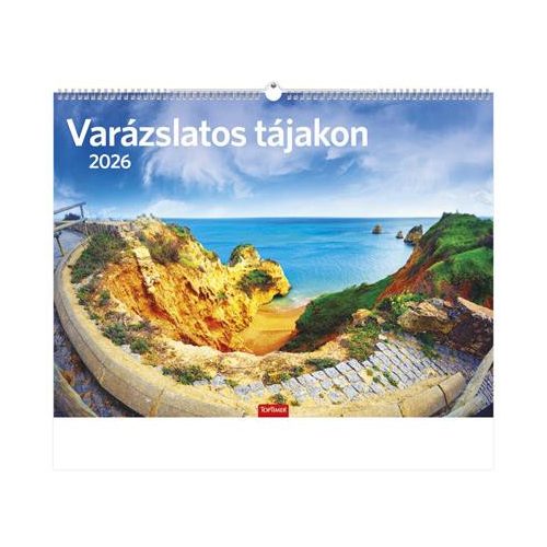 Naptár, fali, TOPTIMER, "Varázslatos tájakon"
