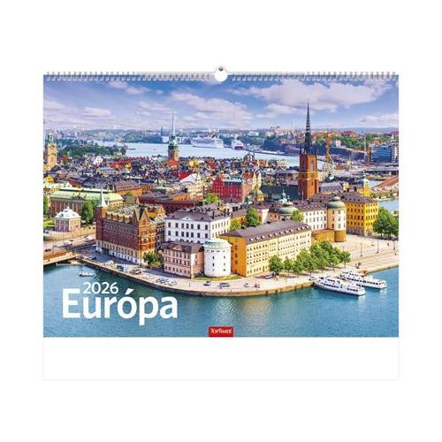 Naptár, fali, TOPTIMER, "Európa"