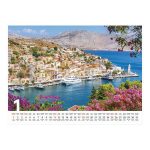 Naptár, fali, TOPTIMER, "Mediterrán"