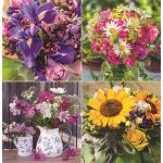 Naptár, fali, TOPTIMER "Virágcsokrok"