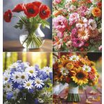 Naptár, fali, TOPTIMER "Virágcsokrok"