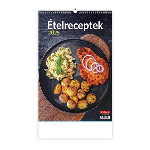 Naptár, fali, TOPTIMER "Ételreceptek"