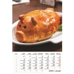 Naptár, fali, TOPTIMER "Ételreceptek"