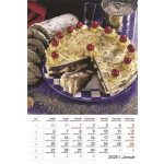 Naptár, fali, TOPTIMER "Desszertek"