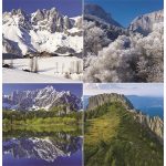 Naptár, fali, TOPTIMER "Hegyek"