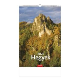 Naptár, fali, TOPTIMER "Hegyek"