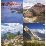 Naptár, fali, TOPTIMER "Hegyek"