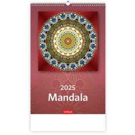 Naptár, fali, TOPTIMER "Mandala"