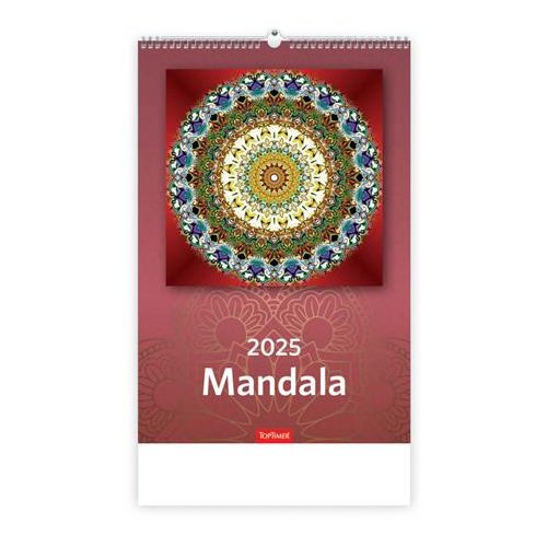 Naptár, fali, TOPTIMER "Mandala"