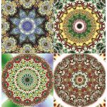 Naptár, fali, TOPTIMER "Mandala"