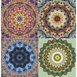 Naptár, fali, TOPTIMER "Mandala"