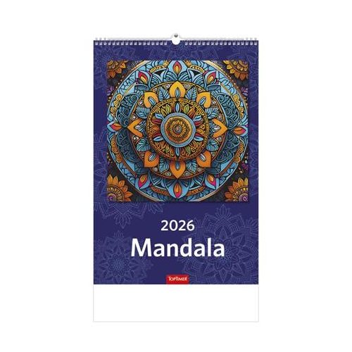 Naptár, fali, TOPTIMER "Mandala"