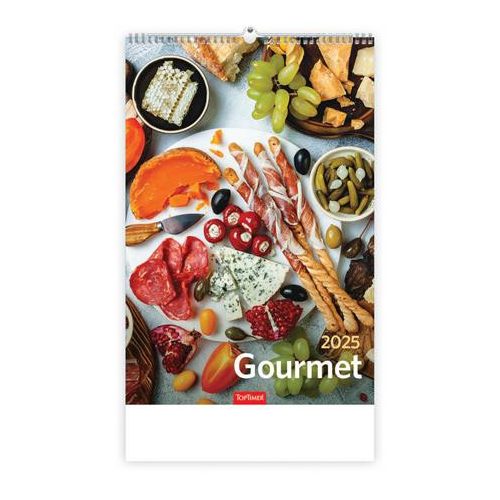Naptár, fali, TOPTIMER "Gourmet"
