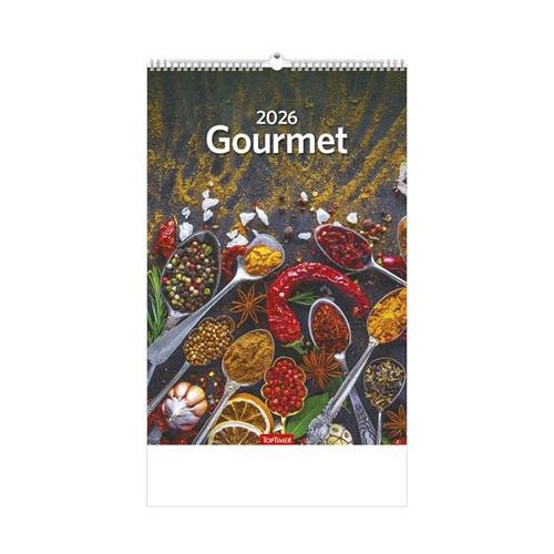 Naptár, fali, TOPTIMER "Gourmet"