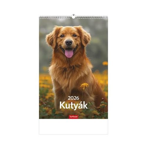 Naptár, fali, TOPTIMER "Kutyák"
