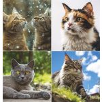 Naptár, fali, TOPTIMER, "Cicák"