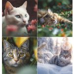 Naptár, fali, TOPTIMER, "Cicák"