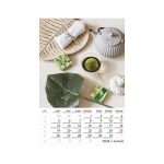 Naptár, fali, TOPTIMER "Relax"