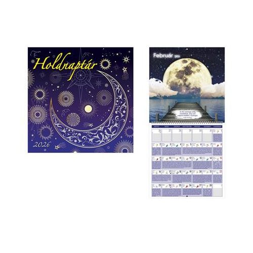 Naptár, fali, TOPTIMER, "Holdnaptár"