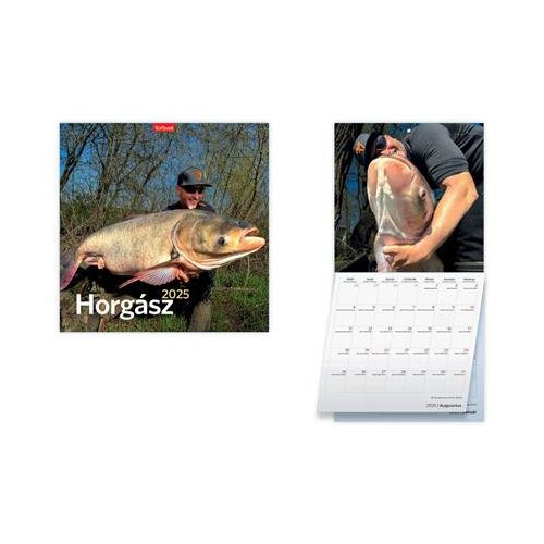 Naptár, fali, TOPTIMER "Horgász naptár"